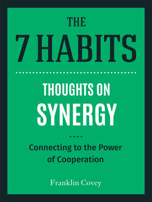 cover image of Thoughts on Synergy